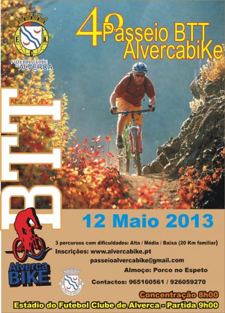 4º Passeio de Btt do AlvercaBike 2013